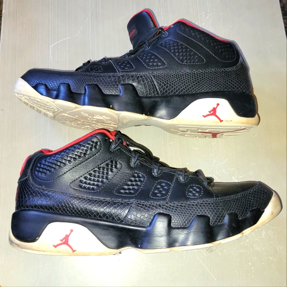 NIKE AIR JORDAN 9 RETRO LOW SNAKESKIN Shoes Size 12.5